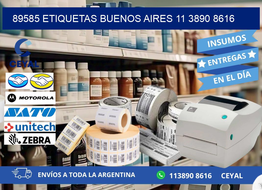 89585 ETIQUETAS BUENOS AIRES 11 3890 8616