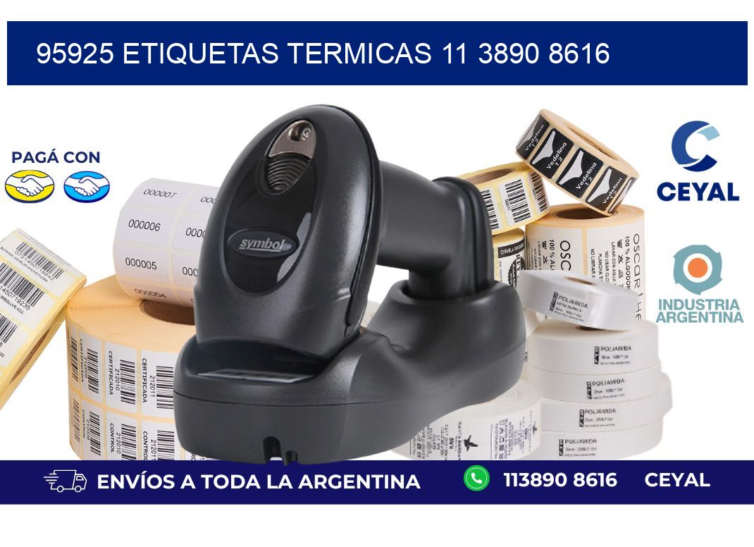 95925 ETIQUETAS TERMICAS 11 3890 8616