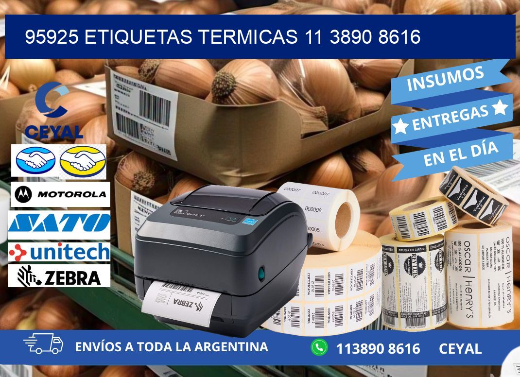 95925 ETIQUETAS TERMICAS 11 3890 8616