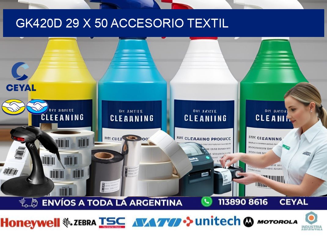 GK420D 29 x 50 ACCESORIO TEXTIL