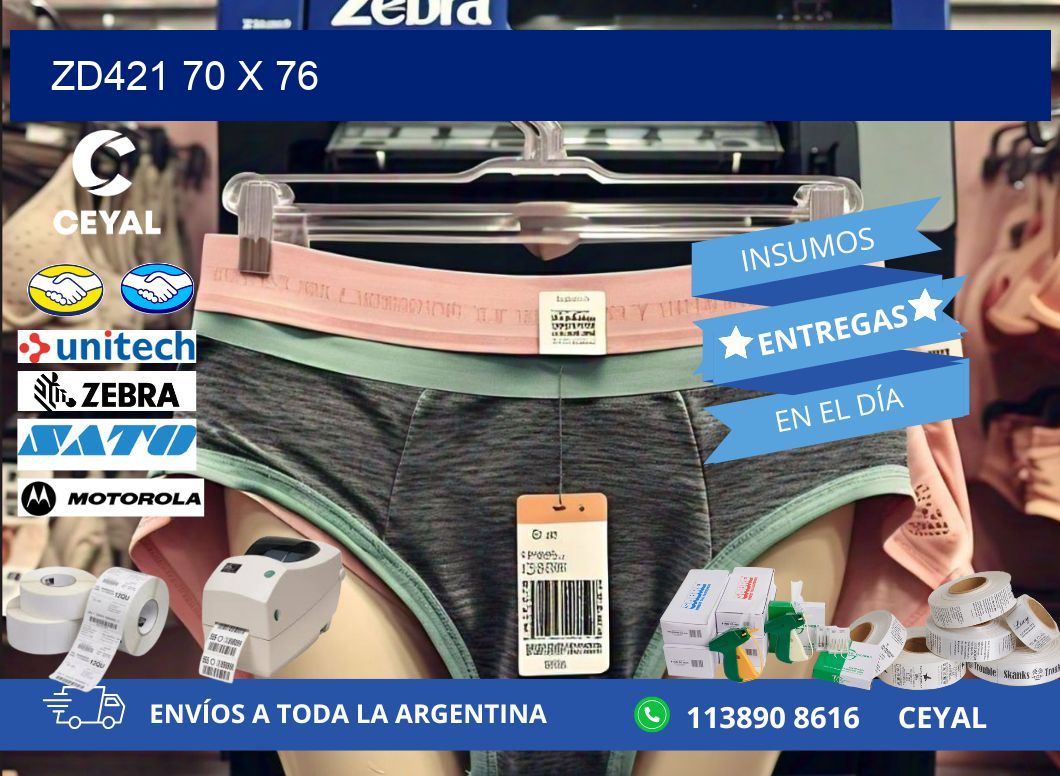 ZD421 70 x 76
