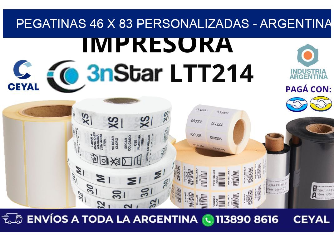 pegatinas 46 x 83 personalizadas - Argentina
