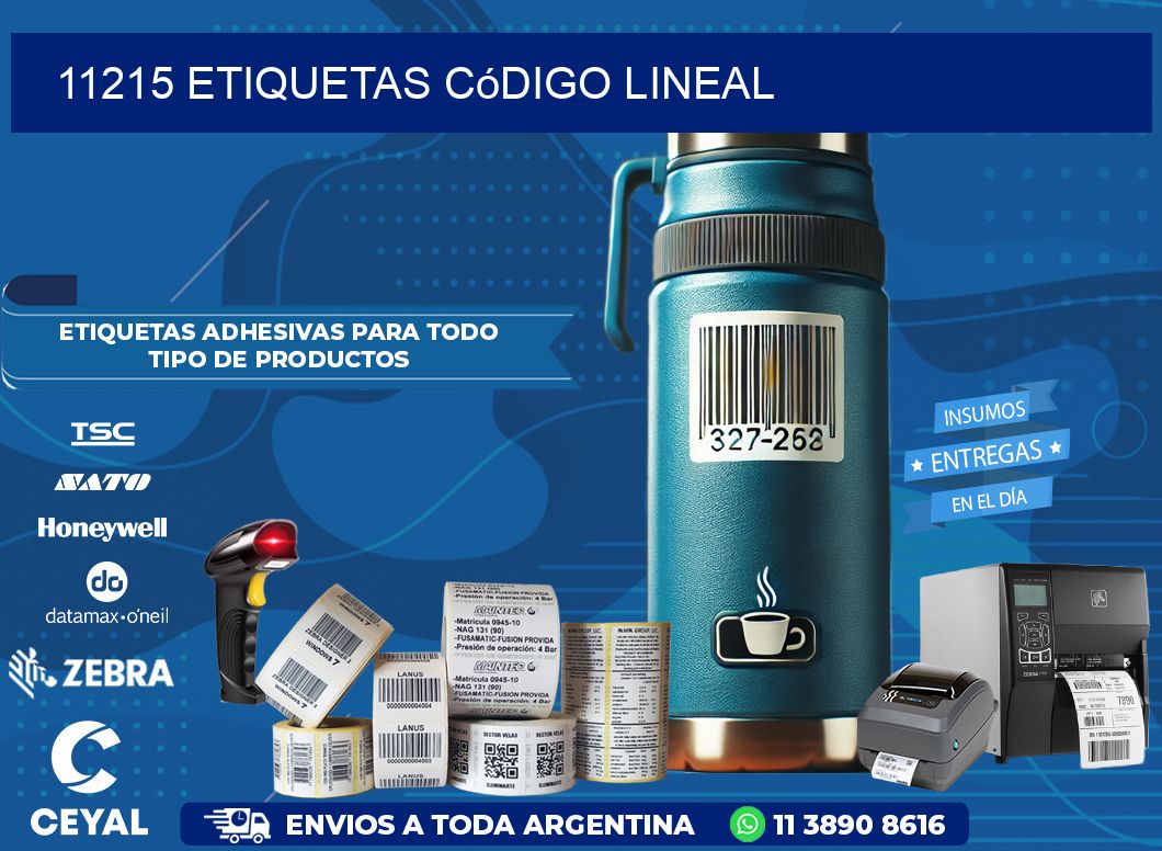 11215 Etiquetas código lineal