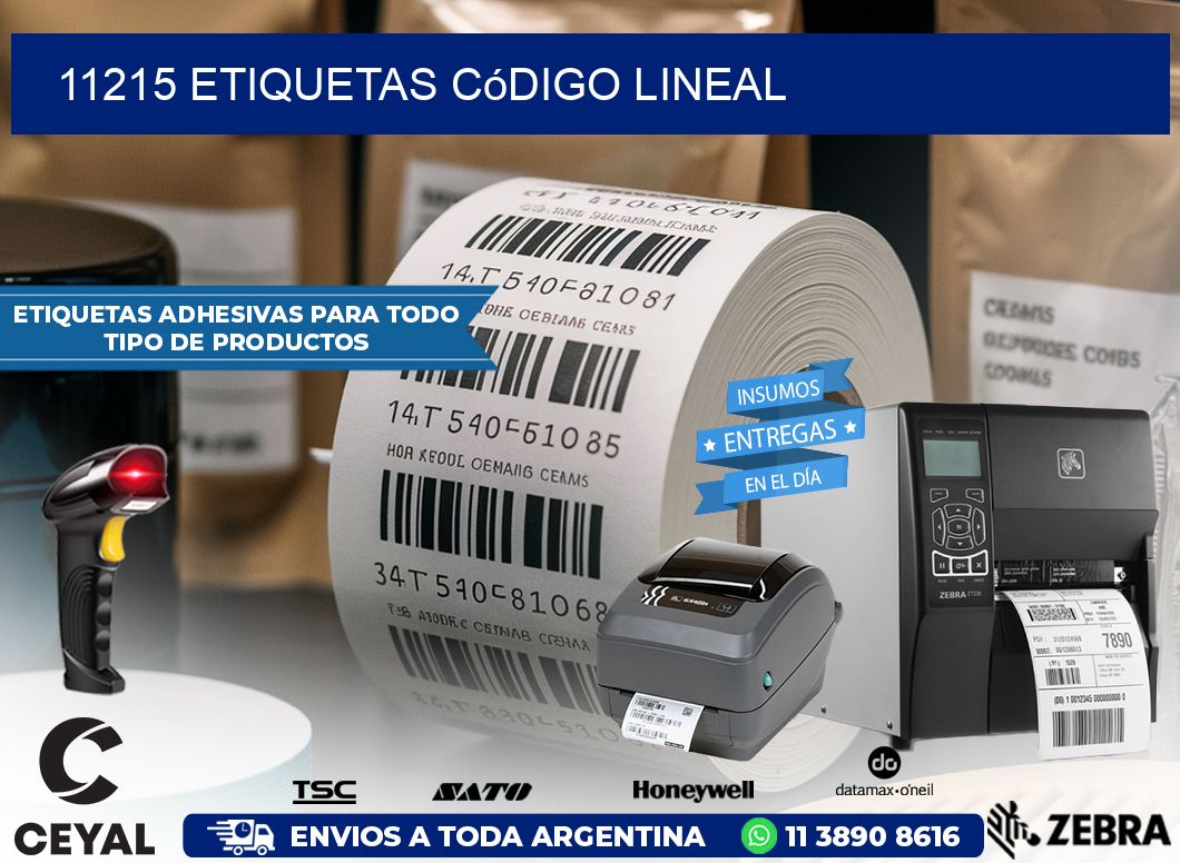 11215 Etiquetas código lineal