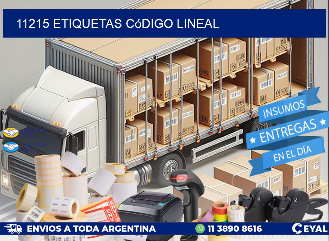 11215 Etiquetas código lineal