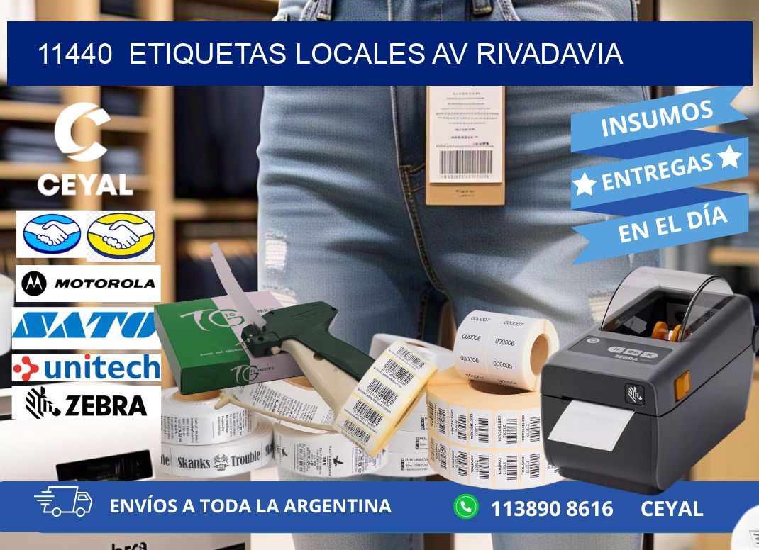 11440 etiquetas locales Av rivadavia