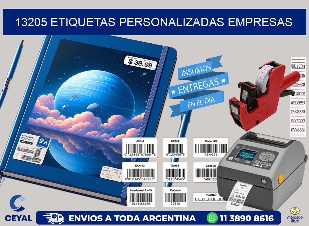 13205 Etiquetas personalizadas empresas