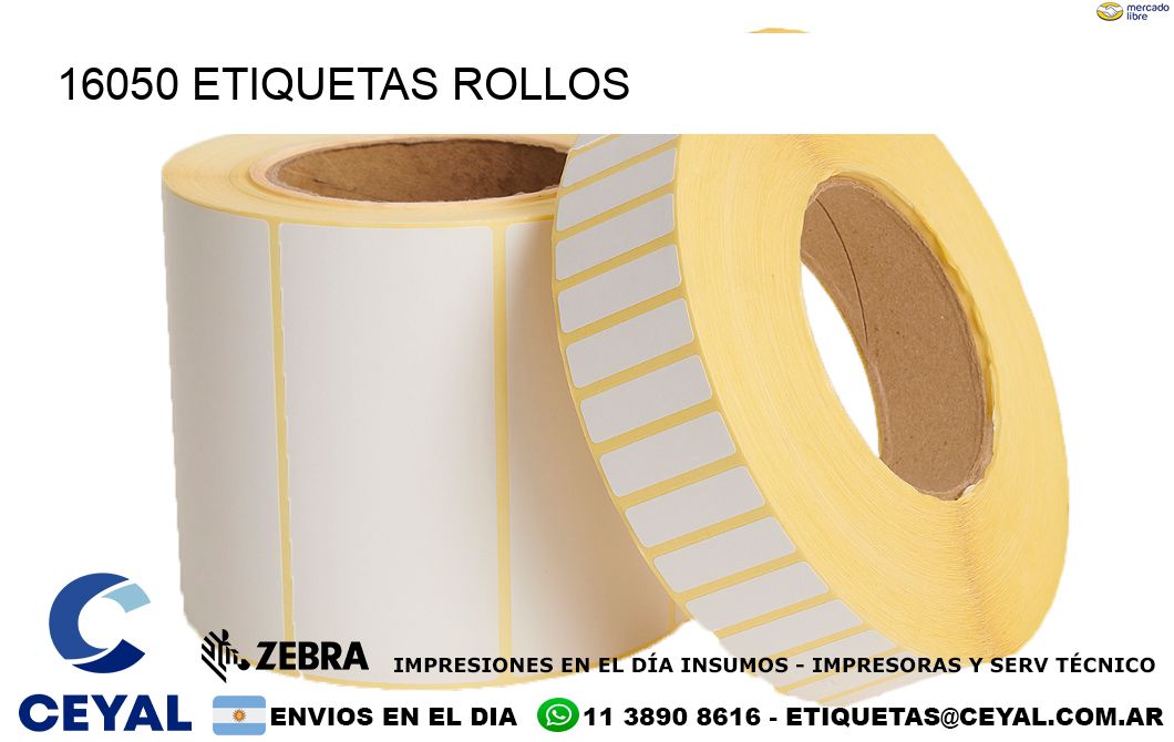 16050 etiquetas rollos