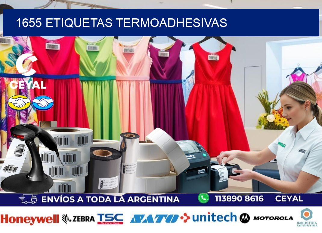 1655 etiquetas termoadhesivas