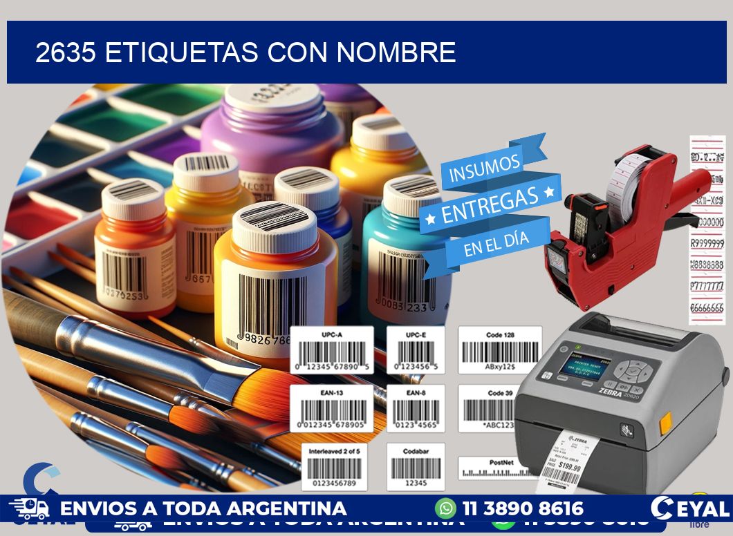 2635 etiquetas con nombre