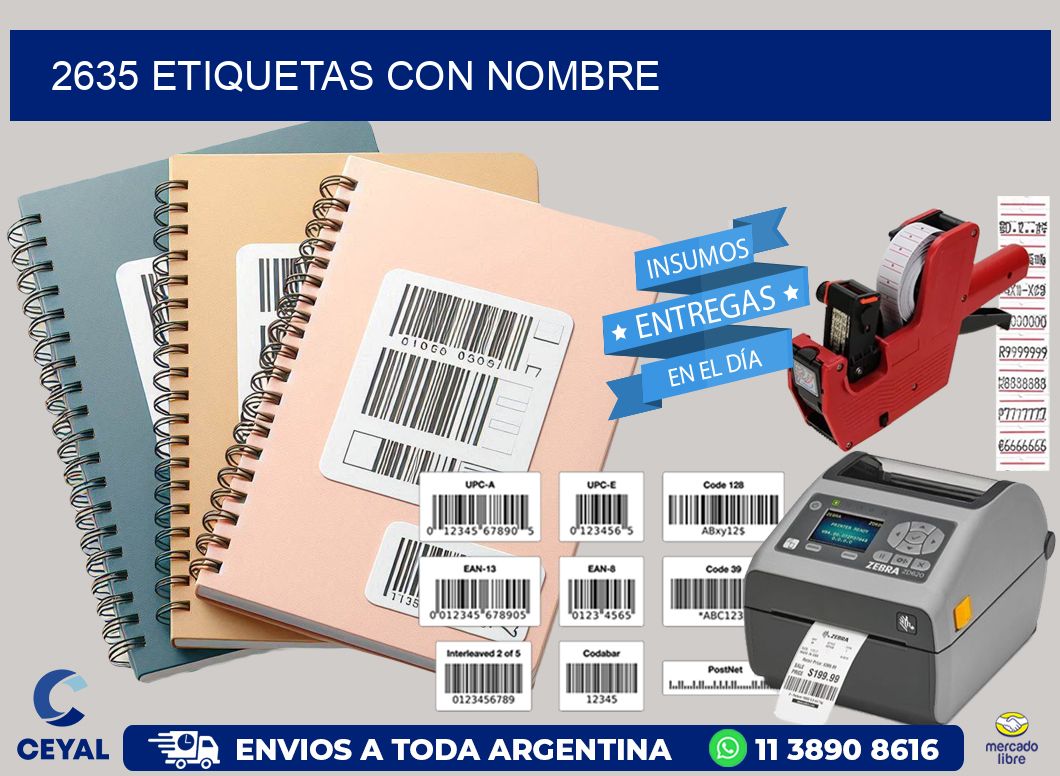 2635 etiquetas con nombre