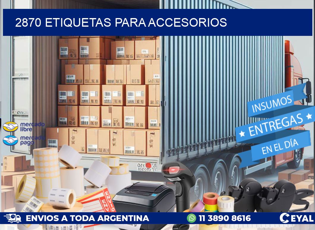 2870 Etiquetas para accesorios