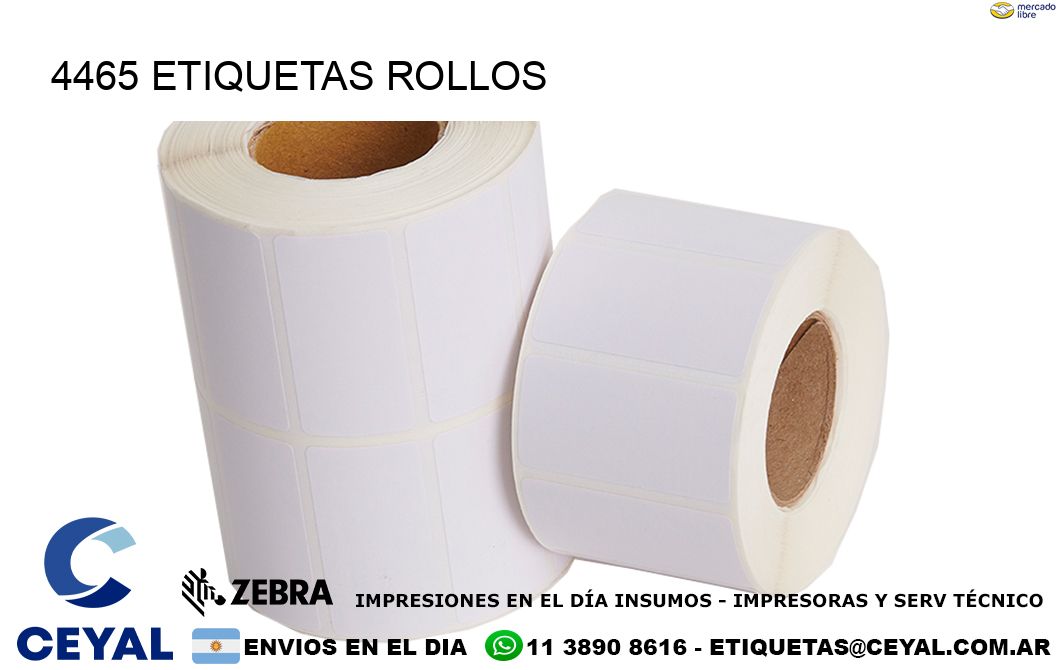 4465 etiquetas rollos