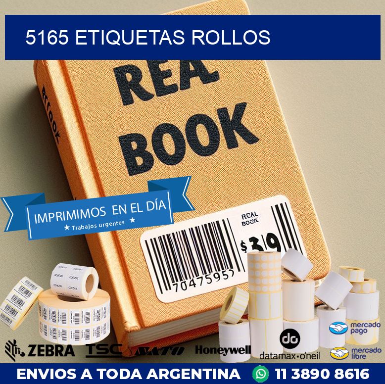 5165 Etiquetas rollos