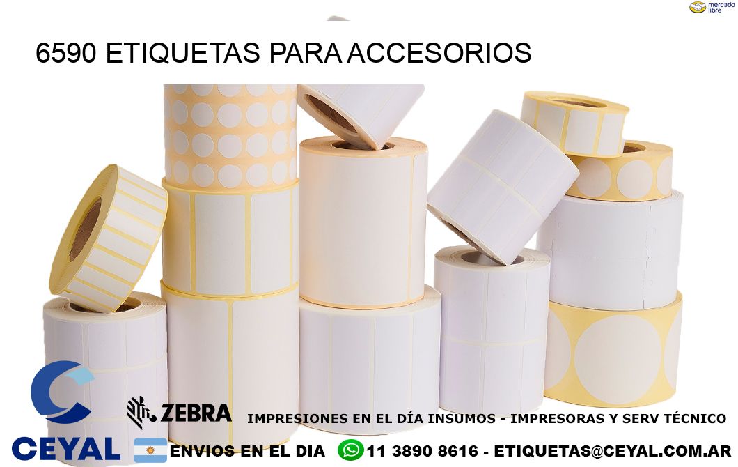 6590 Etiquetas para accesorios