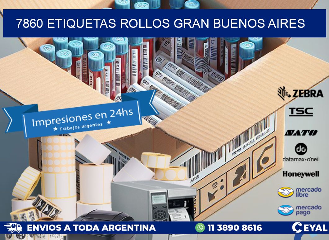 7860 etiquetas rollos GRAN BUENOS AIRES