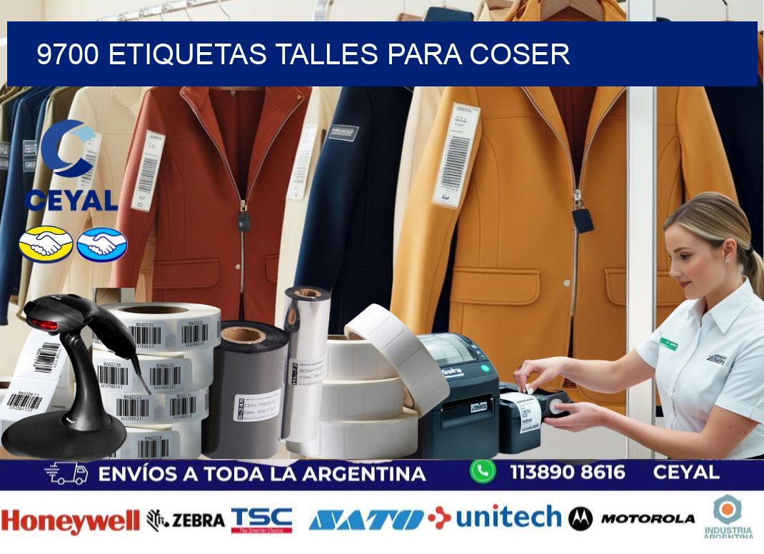 9700 ETIQUETAS TALLES PARA COSER