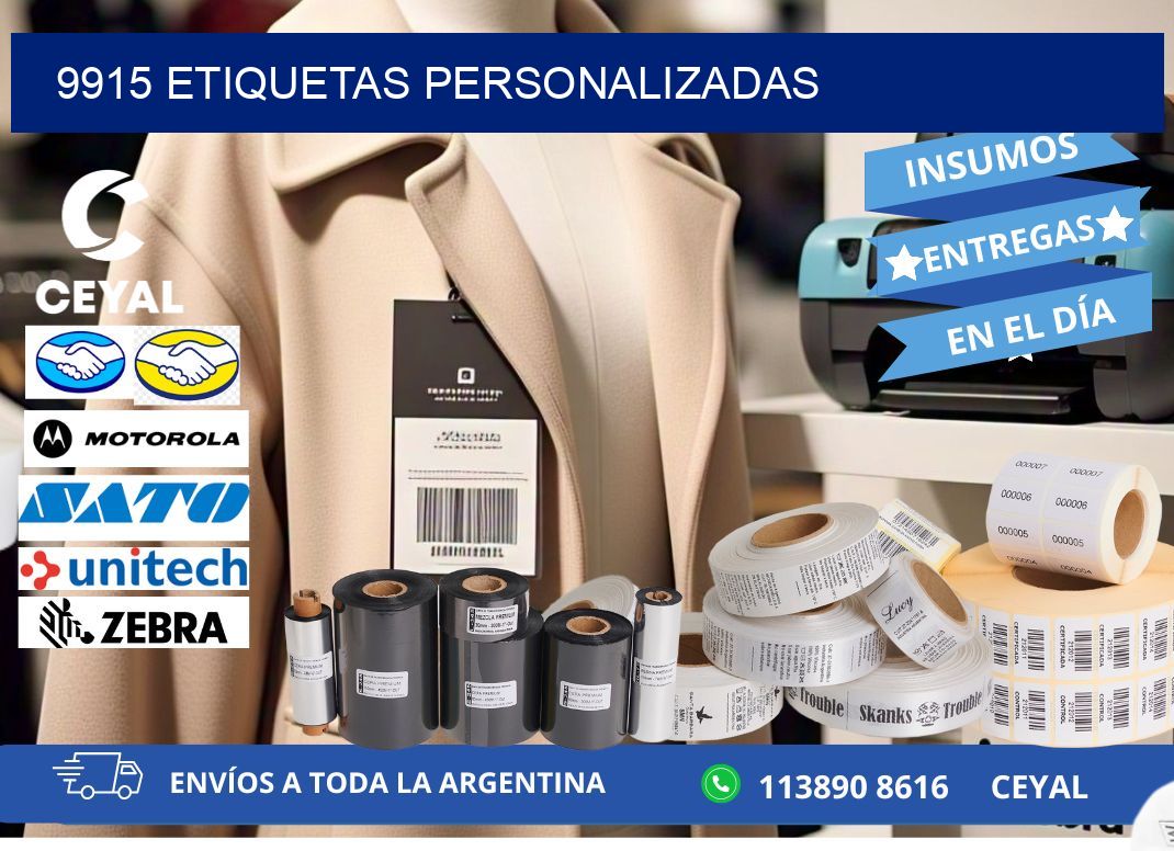 9915 Etiquetas personalizadas