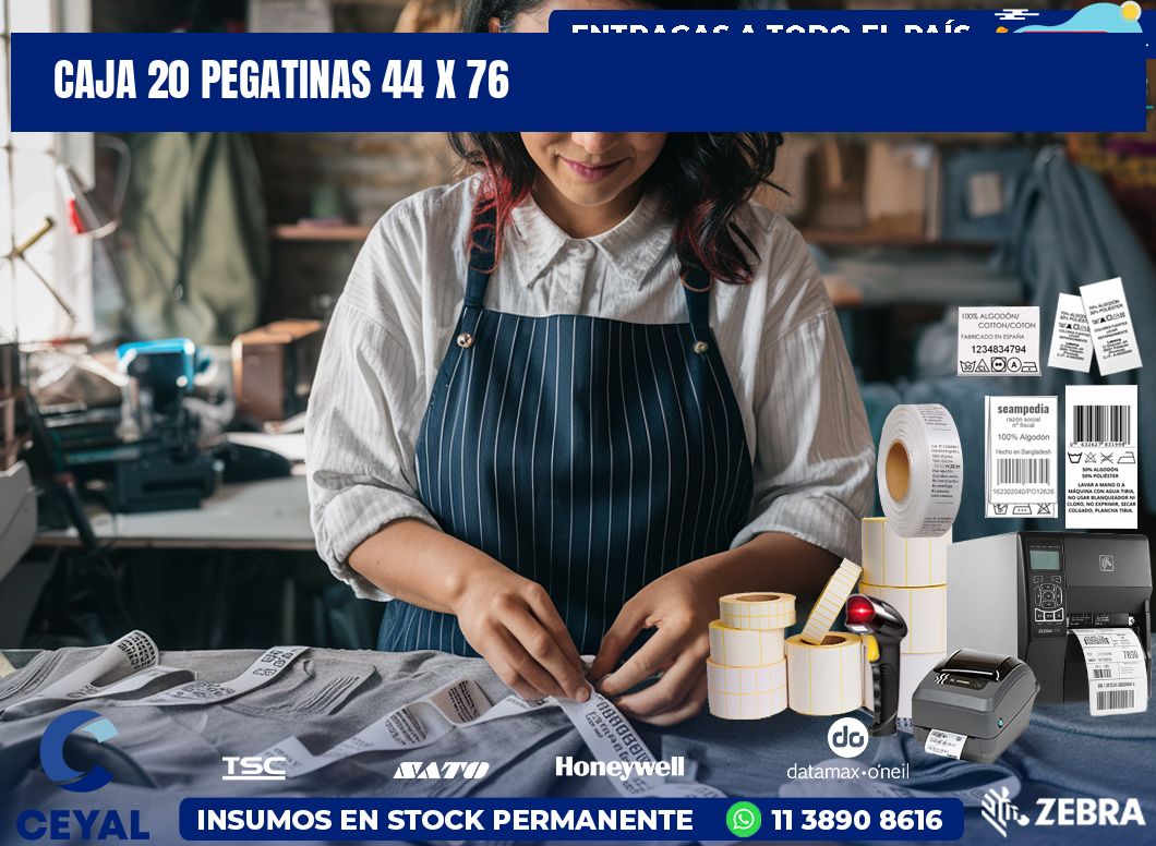 CAJA 20 PEGATINAS 44 x 76