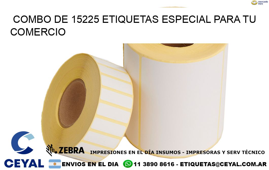 Combo de 15225 etiquetas especial para tu comercio
