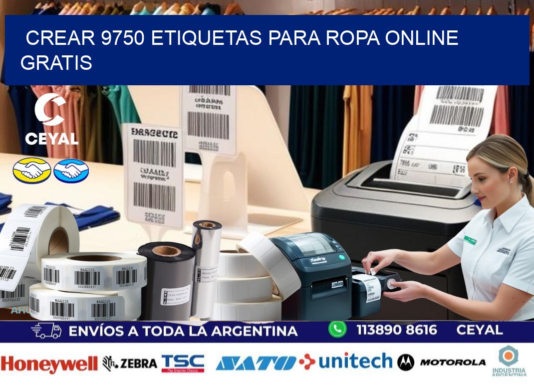 Crear 9750 etiquetas para ropa online gratis