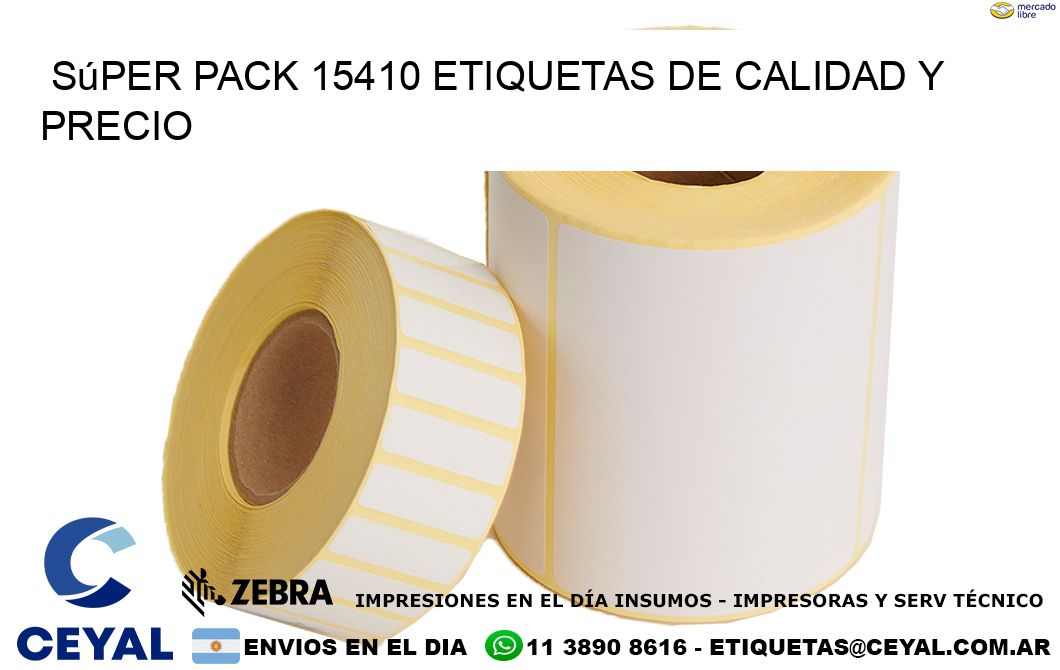 Súper pack 15410 etiquetas de calidad y precio