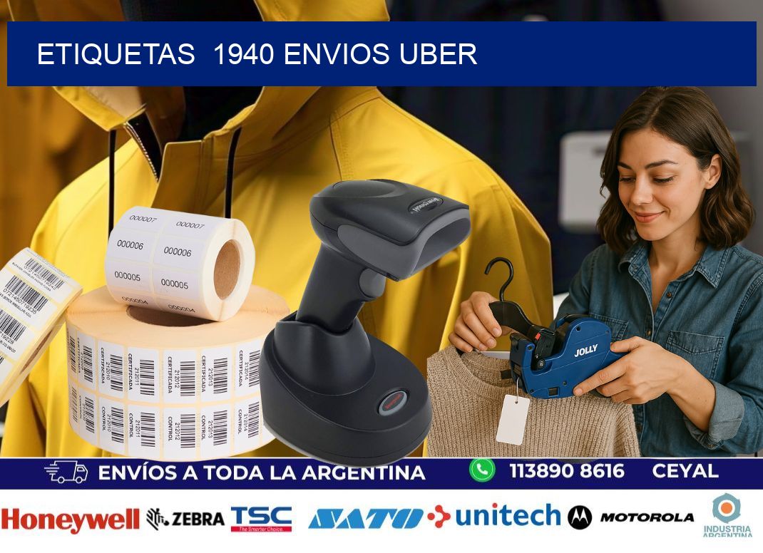 etiquetas 1940 ENVIOS UBER