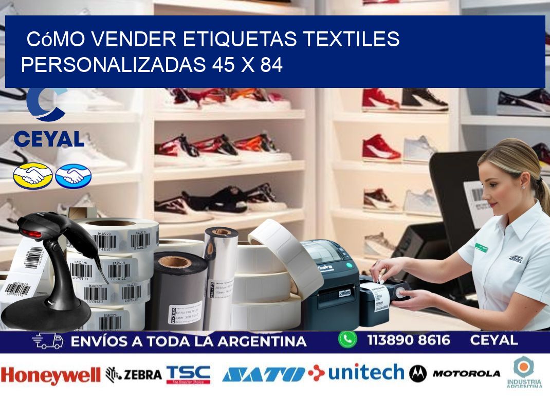 Cómo Vender Etiquetas Textiles Personalizadas 45 x 84