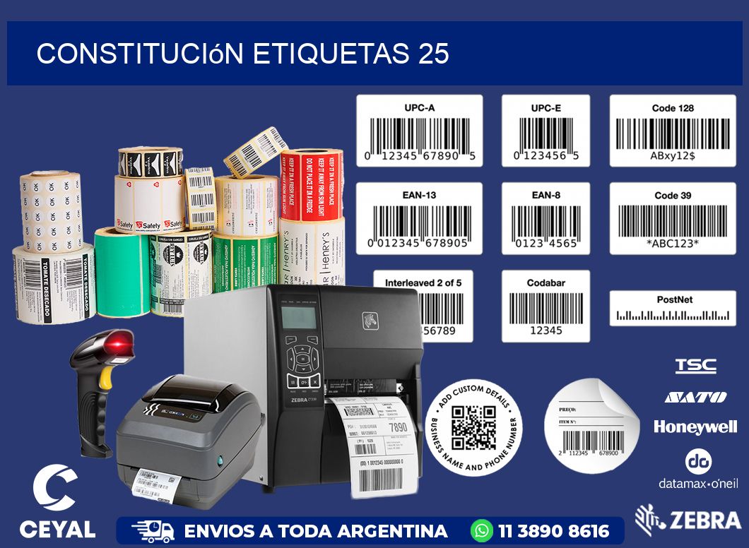 Constitución etiquetas 25