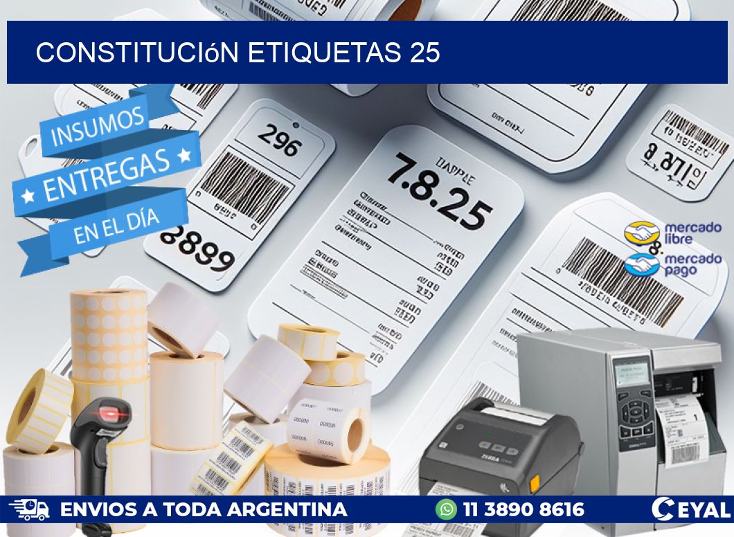 Constitución etiquetas 25