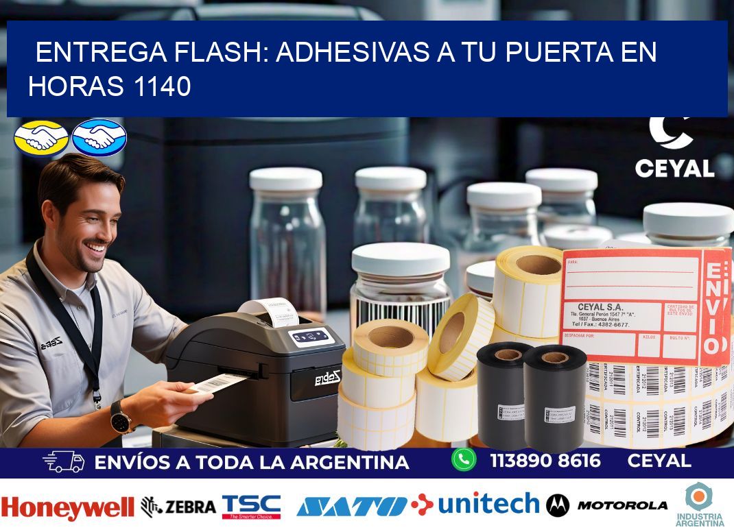 Entrega Flash: Adhesivas A Tu Puerta en Horas 1140