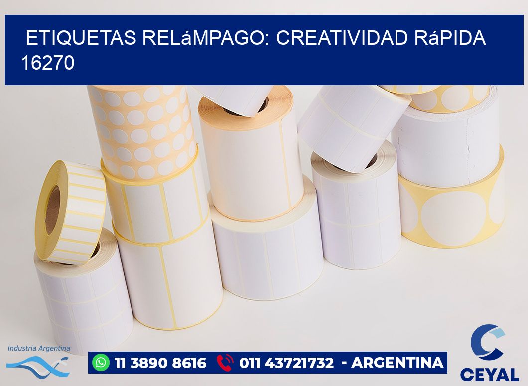 Etiquetas Relámpago: Creatividad Rápida 16270