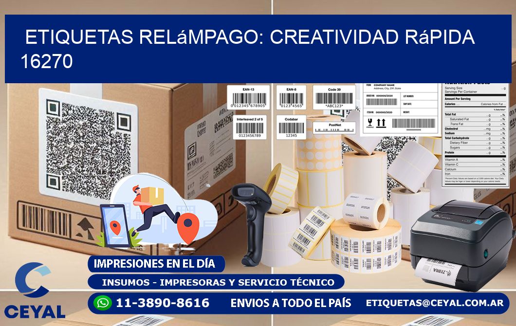 Etiquetas Relámpago: Creatividad Rápida 16270