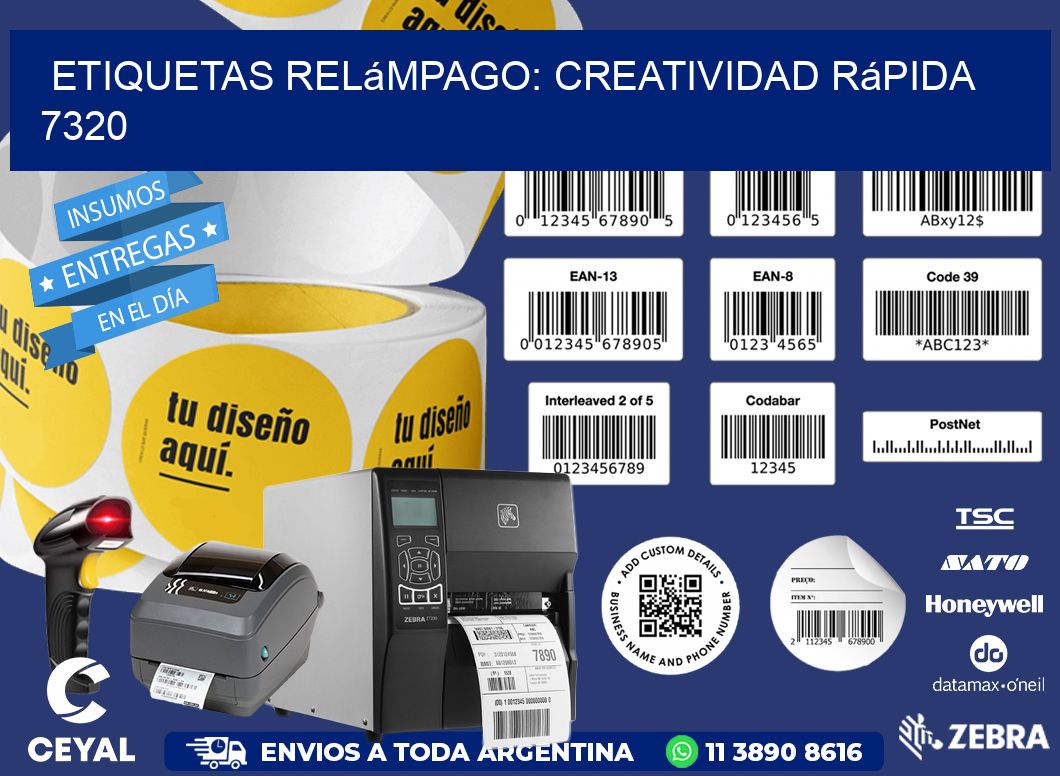 Etiquetas Relámpago: Creatividad Rápida 7320