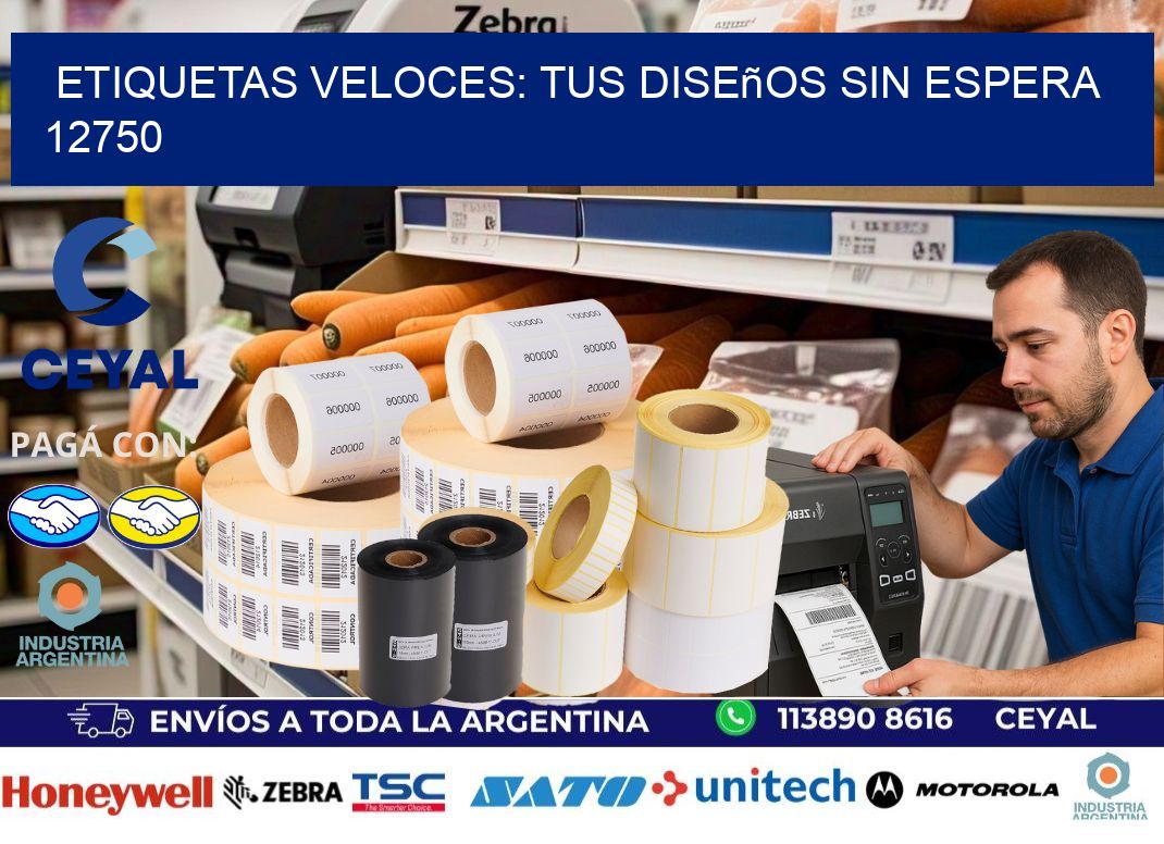Etiquetas Veloces: Tus Diseños sin Espera 12750