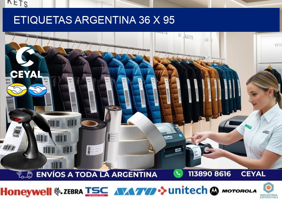 Etiquetas argentina 36 x 95