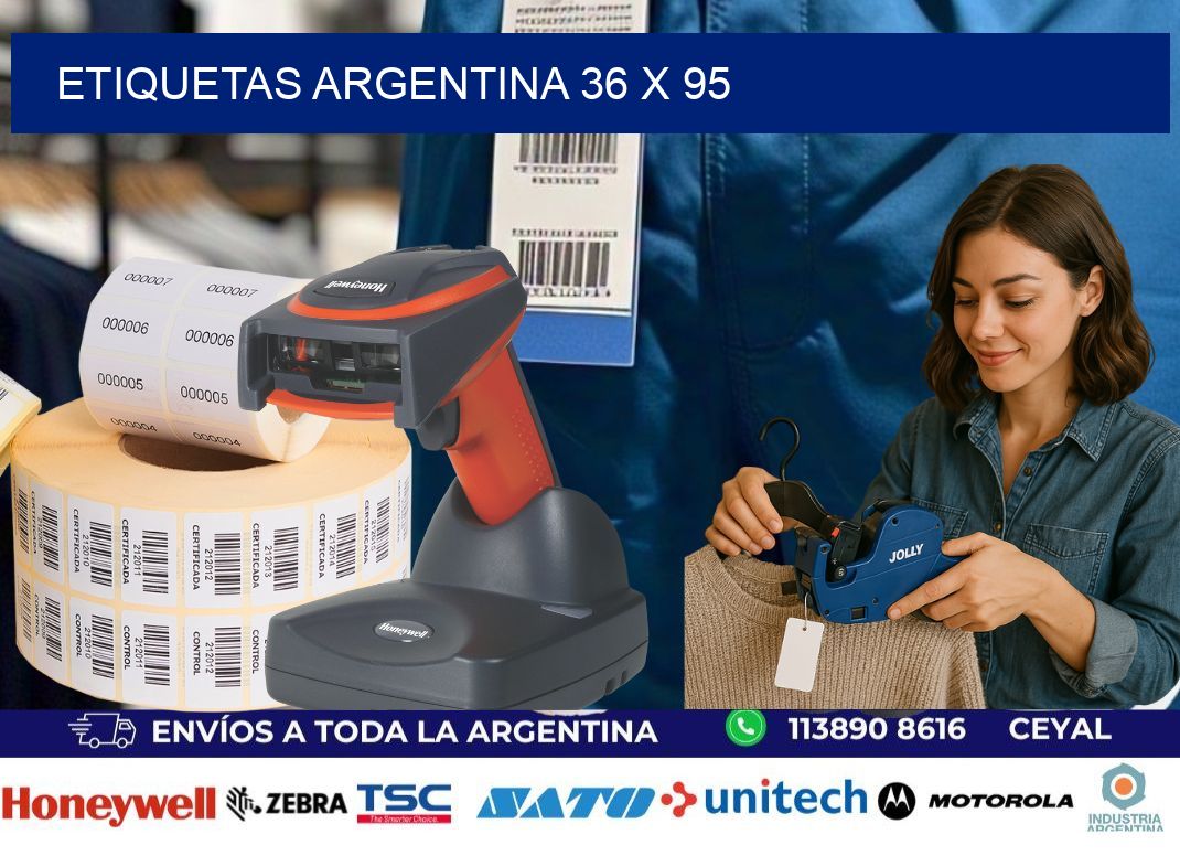 Etiquetas argentina 36 x 95