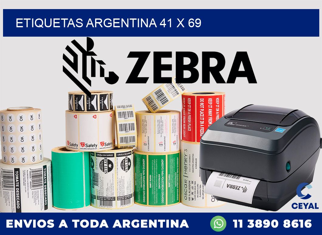 Etiquetas argentina 41 x 69