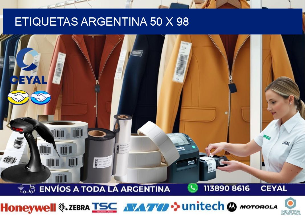 Etiquetas argentina 50 x 98
