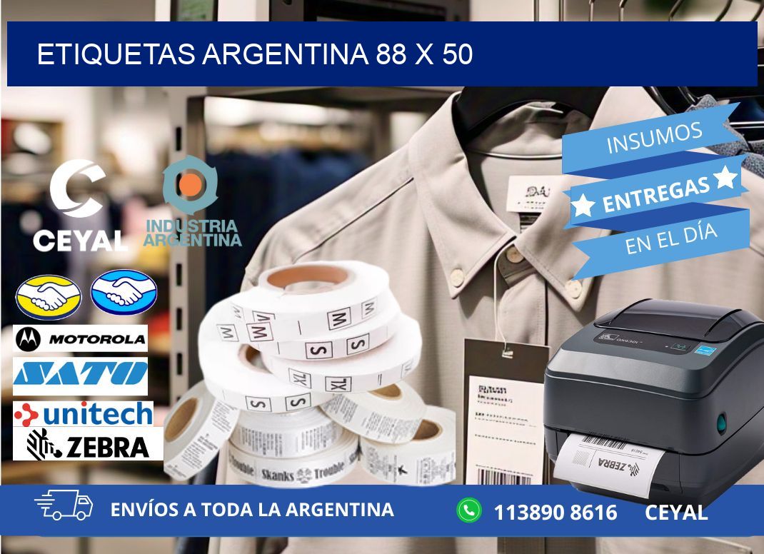 Etiquetas argentina 88 x 50