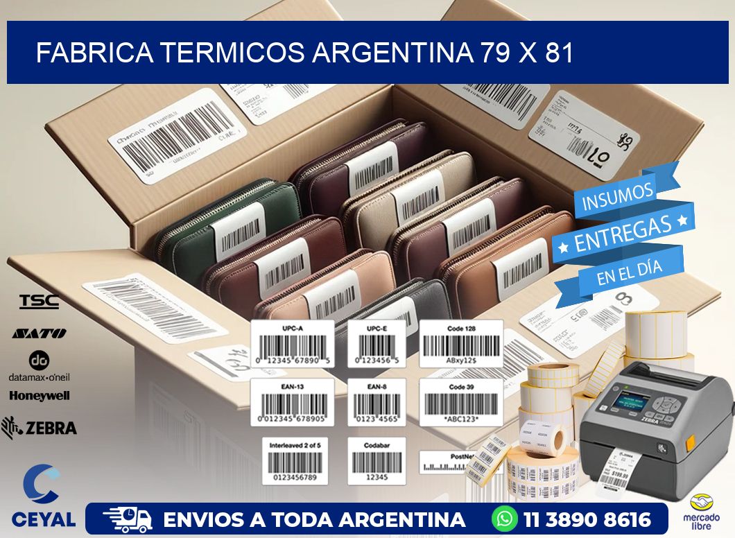 Fabrica TERMICOS ARGENTINA 79 x 81