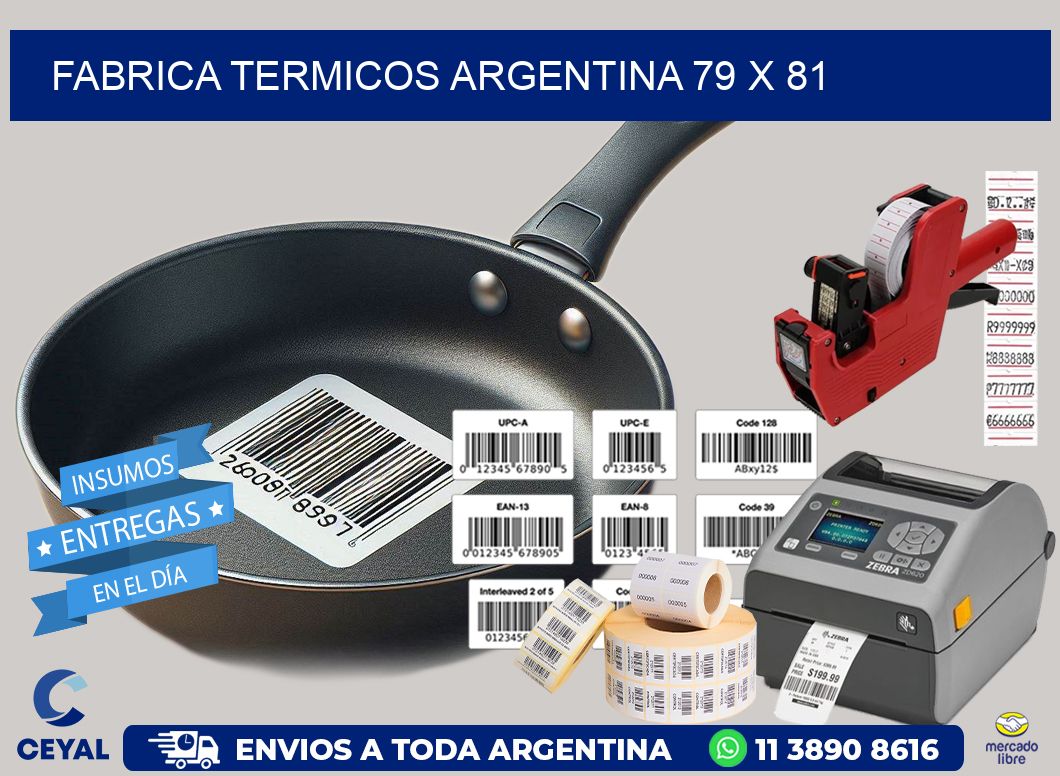 Fabrica TERMICOS ARGENTINA 79 x 81
