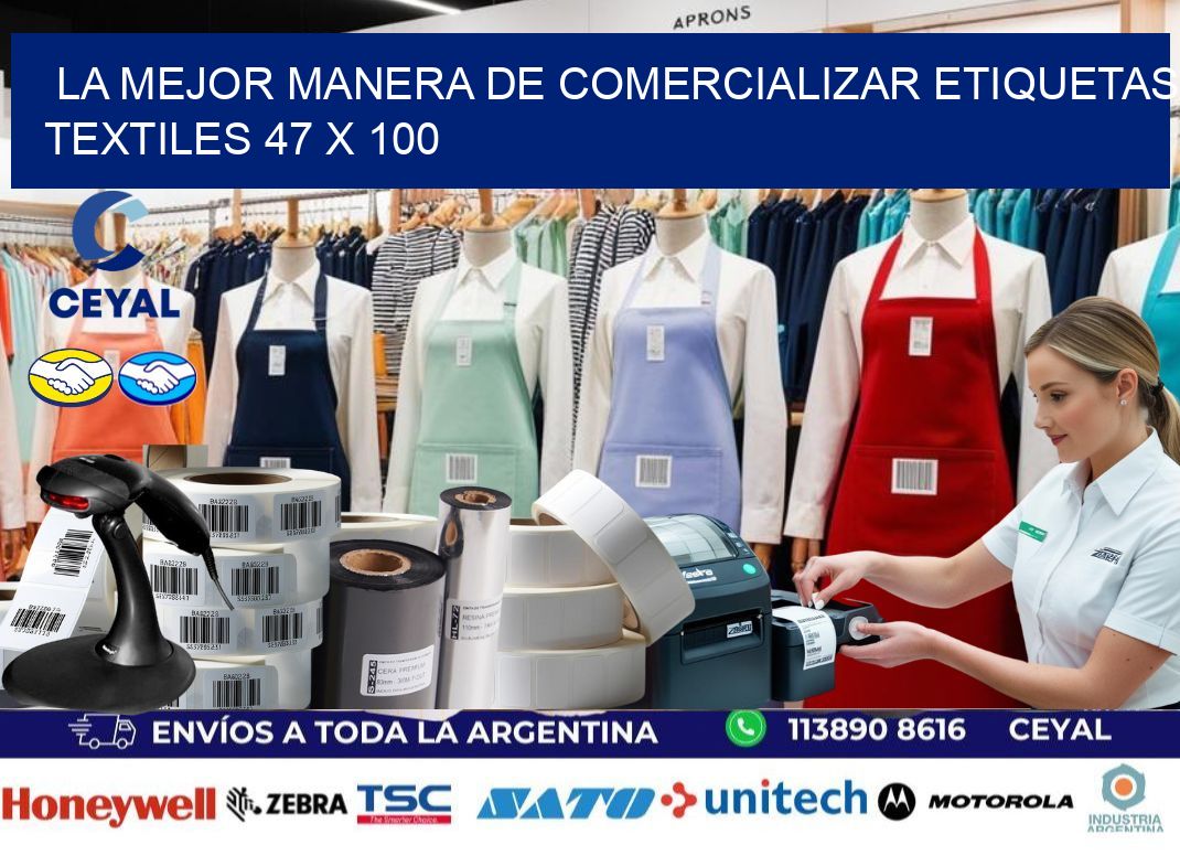 La Mejor Manera de Comercializar Etiquetas Textiles 47 x 100