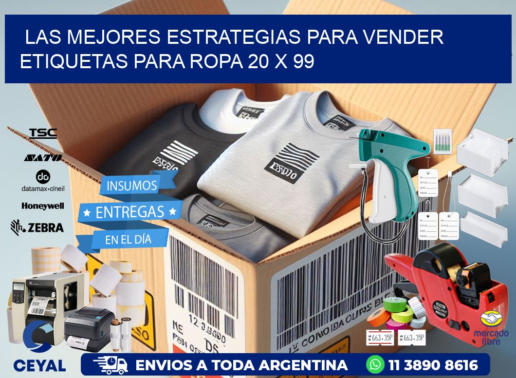 Las Mejores Estrategias para Vender Etiquetas para Ropa 20 x 99