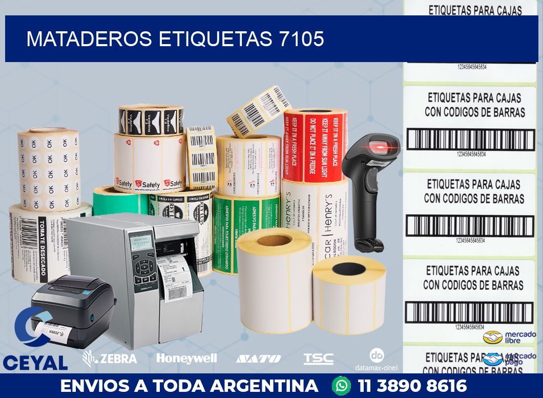 Mataderos etiquetas 7105