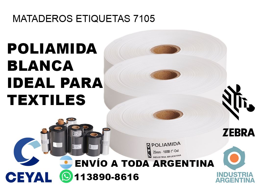 Mataderos etiquetas 7105