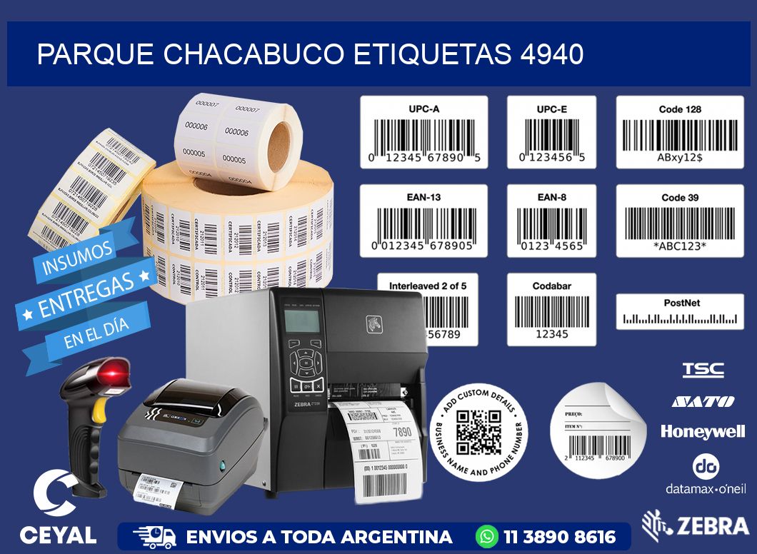 Parque Chacabuco etiquetas 4940
