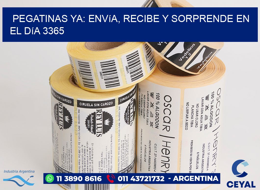 Pegatinas Ya: Envía, Recibe y Sorprende en el Día 3365