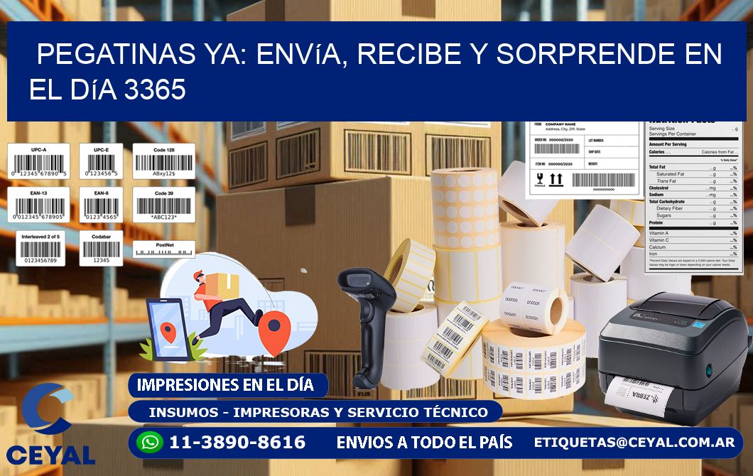 Pegatinas Ya: Envía, Recibe y Sorprende en el Día 3365
