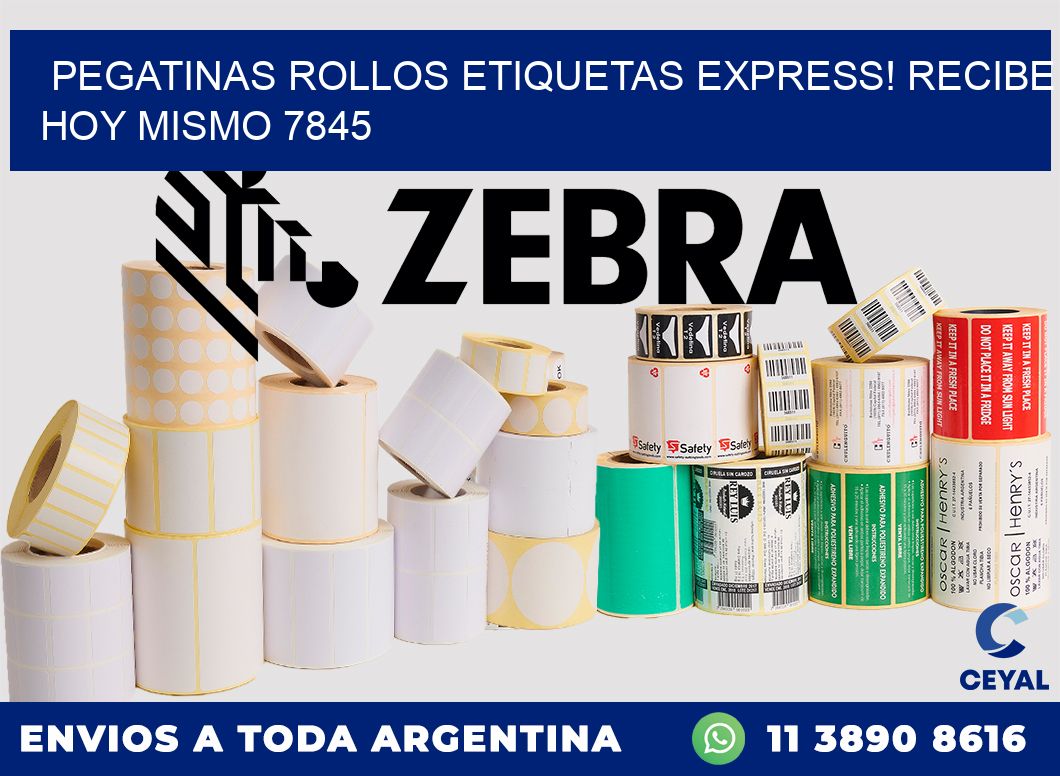 Pegatinas rollos etiquetas Express! Recibe Hoy Mismo 7845